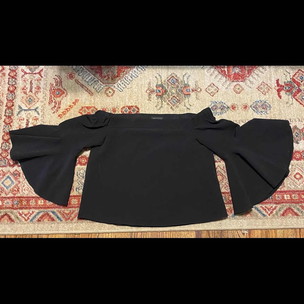 Topshop off the shoulder blouse